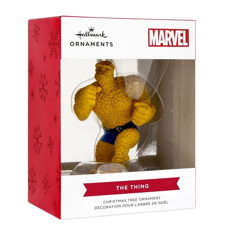 Hallmark Marvel THE THING Fantastic 4 Hanging Christmas Ornament New